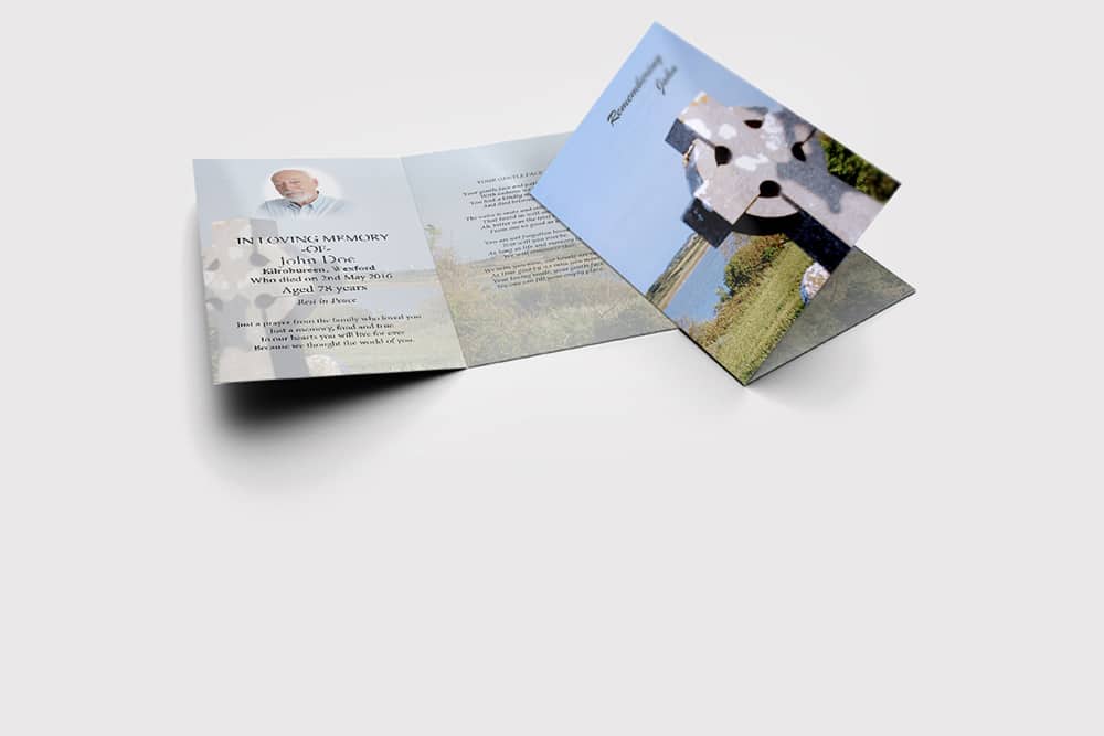 memorial card